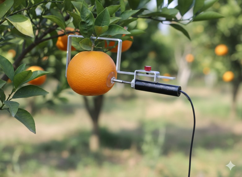 SDS-25F果实生长传感器安装示意